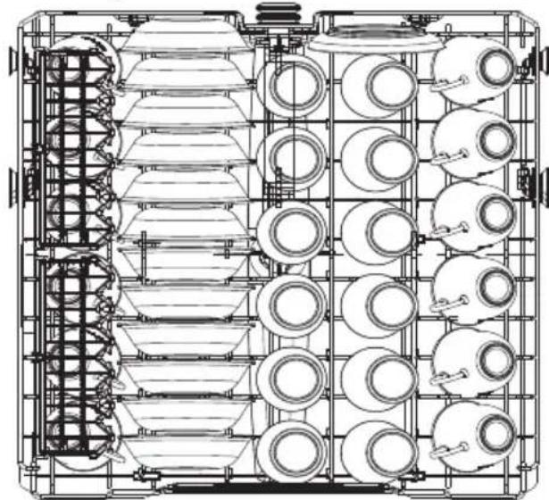 FRIGIDAIRE FDSH4502BF - Chargement du Panier du Haut - 1