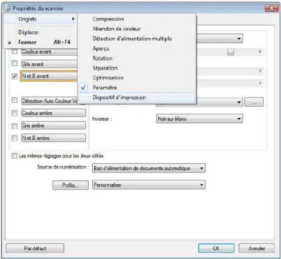 AVISION AD360GFWN - Afficher ou masquer des onglets - 1