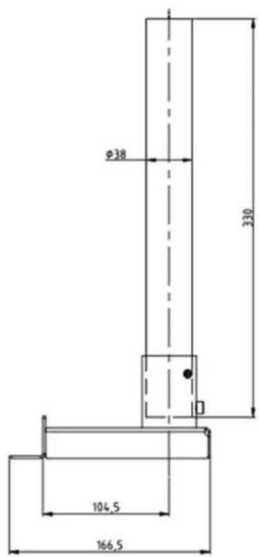 Kern IFB-A02 - Abmessungen Modelle mit 330 mm: - 3