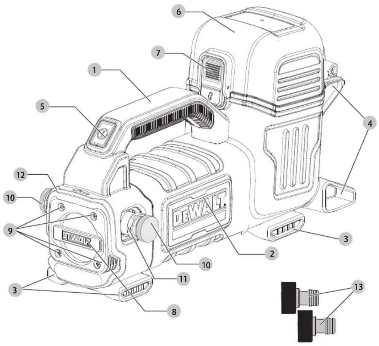 DEWALT DCE050 - 1
