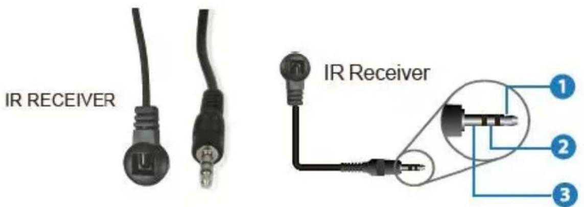 Digitus DS-55358 - Affectation des broches du câble IR - 1