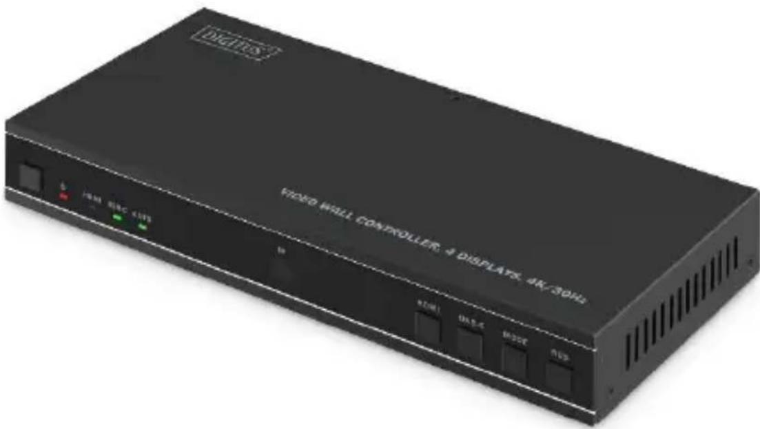 Digitus DS-55358 - Contrôleur de mur vidéo, 4 écrans, 4K/30Hz - 1