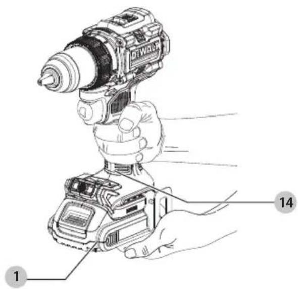 DEWALT DCD801 - Composants - 1