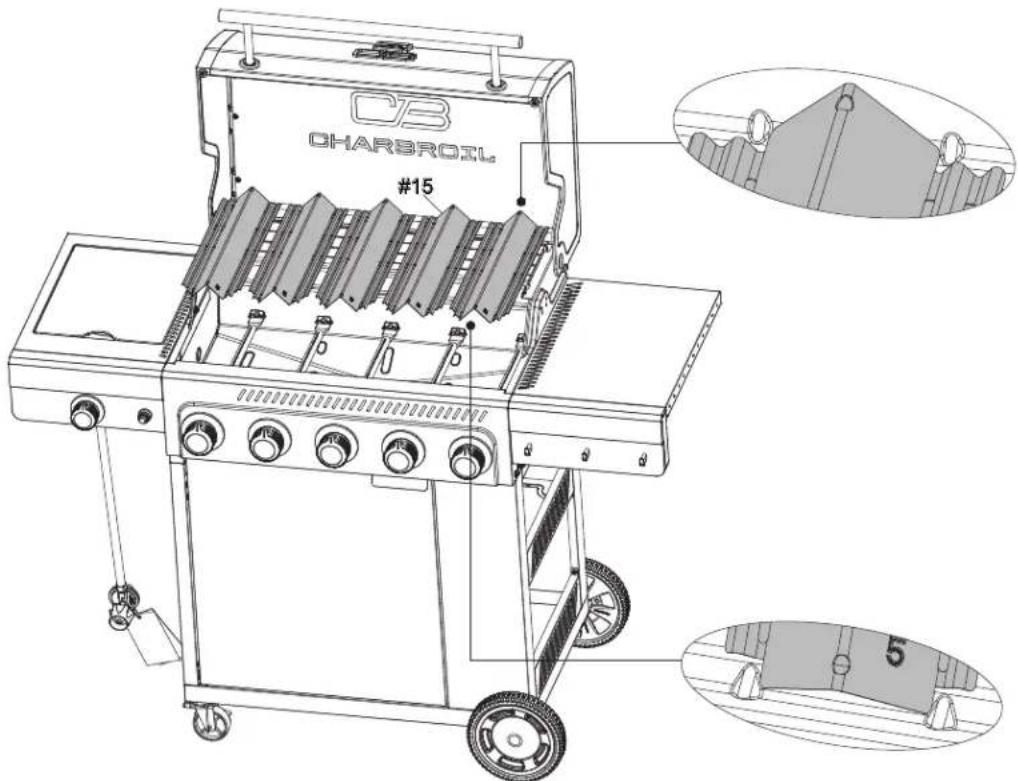 Char-Broil Performance 463218225 - ASSEMBLY / ASSEMBLAGE / ASAMBLEA - 2
