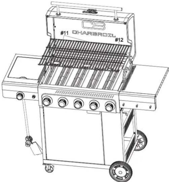 Char-Broil Performance 463218225 - LISTA DE PARTES - 1
