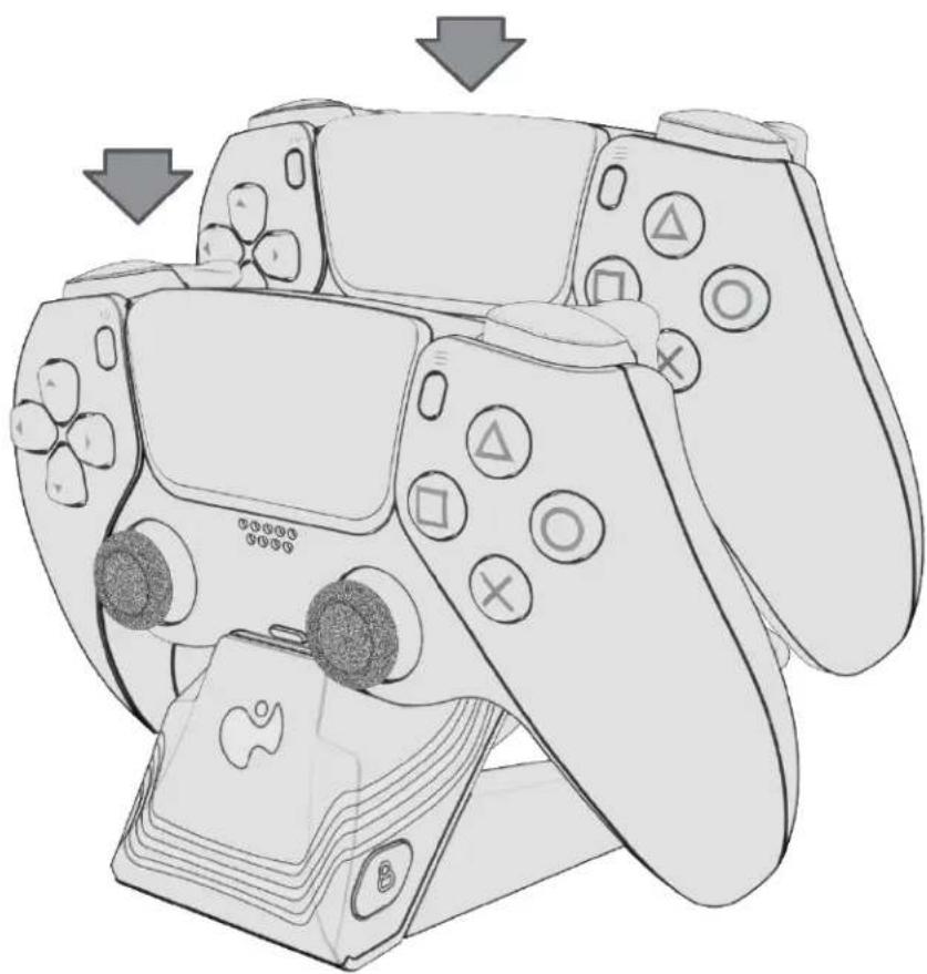 PDP Afterglow Wave Dual Charger - Charging the Controllers - 1