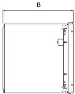 CANDY ECNBQT3519EW - Afmetingen koelkast - 3