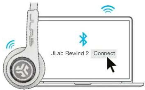 JLab Rewind 2 Wireless - BLUETOOTH MULTIPOINT (Connector 2 appareils simultanément) - 2