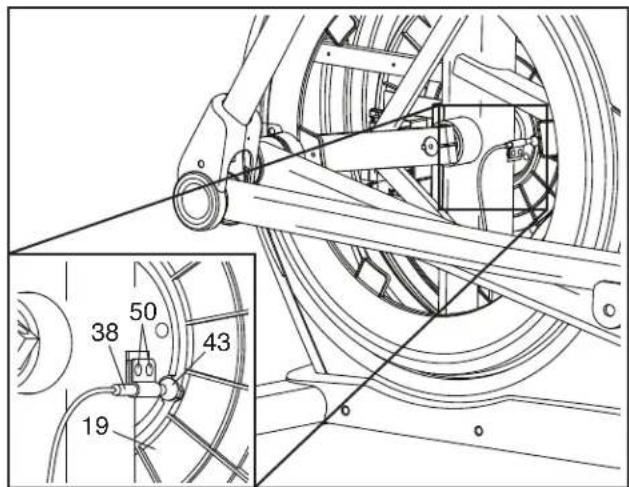 NordicTrack AirGlide 7i - COMMENT AJUSTER LE CAPTEUR MAGNÉTIQUE - 2