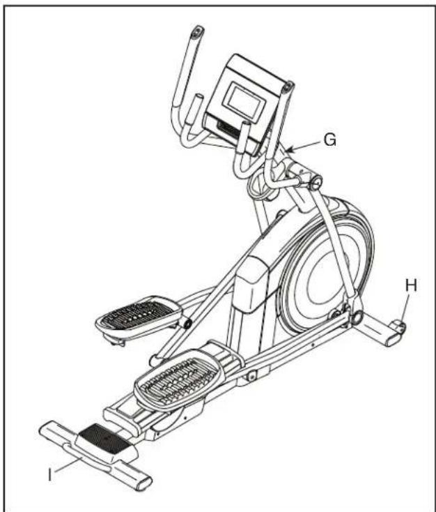 NordicTrack AirGlide 7i - COMMENT BRANCHER LE CORDON D'ALIMENTATION - 3