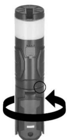 BRENNENSTUHL UL 400 AT - WYMIANA BATERII - 1