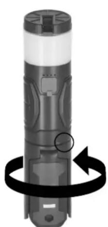 BRENNENSTUHL UL 400 AT - UDSKIFTNING AF BATTERIET - 1