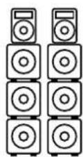 HK AUDIO Linear 5 MK II Lounge Pack - Instalación apilada - 1