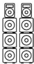 HK AUDIO Linear 5 MK II Lounge Pack - Montage en empilage - 1
