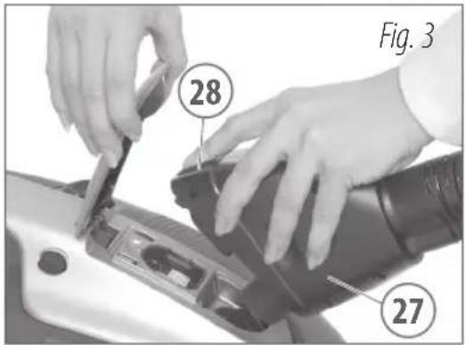 Lavor GV 4.1 VAC - Preparing the vacuum cleaner - 3