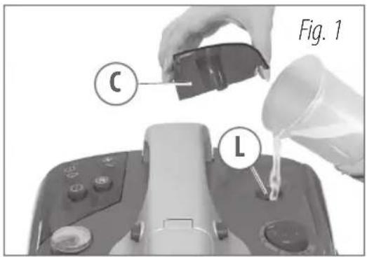 Lavor GV 4.1 VAC - Preparing the vacuum cleaner - 1