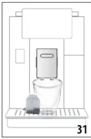 DELONGHI Magnifica S Smart ECAM 250.23.SB - FONCTION THÉ - 1