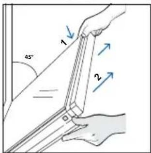 HAIER H6 ID26L5HTX - OUTSIDE THE OVEN: removal and cleaning the glass door - 3