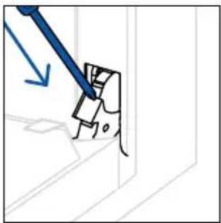 HAIER H6 ID26L5HTX - OUTSIDE THE OVEN: removal and cleaning the glass door - 14