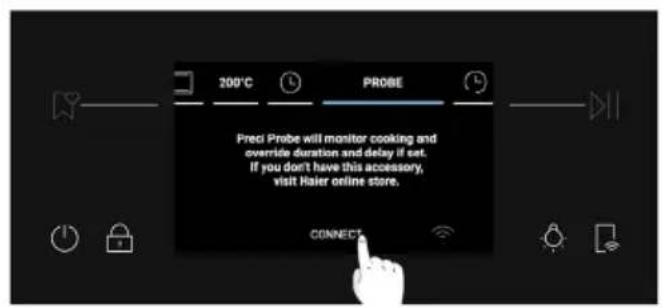 HAIER H6 ID26L5HTX - Como utilizar a sonda: - 3