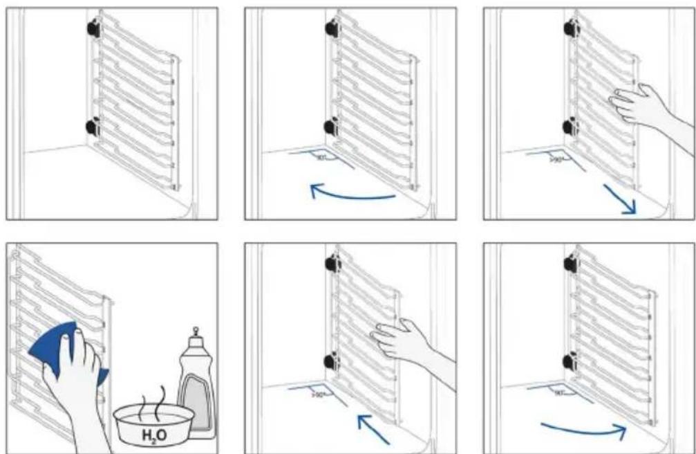 HAIER H6 ID26L5HTX - PULIZIA DELLE GRIGLIE LATERALI: - 1