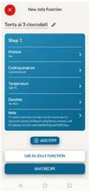 HAIER H6 ID26L5HTX - Jolly function (Maximum 5 recipes) - 1