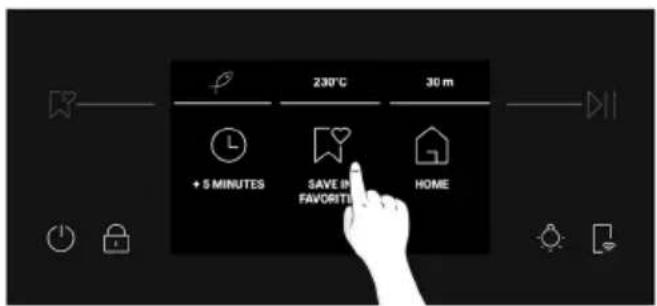 HAIER H6 ID26L5HTX - Recepten opslaan als favorieten: - 1