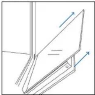 HAIER H6 ID26L5HTX - OUTSIDE THE OVEN: removal and cleaning the glass door - 4