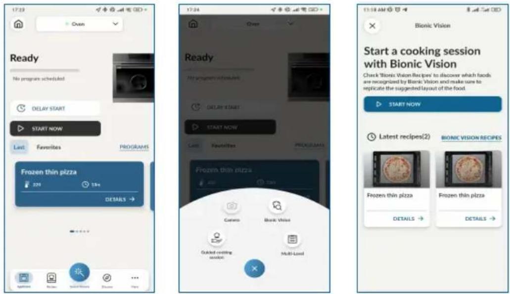 HAIER H6 ID26L5HTX - Step 1. On the App, press "Special Feature", then select "Bionic Vision" and press "Start Now". - 1