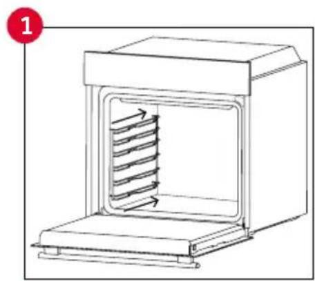 HOOVER HO6 M5C3YTB - CLEANING OF SIDE RACKS: - 1