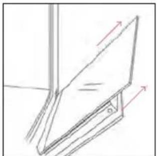 HOOVER HO6 M5C3YTB - OUTSIDE THE OVEN: removal and cleaning the glass door - 4