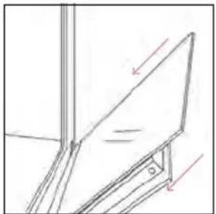 HOOVER HO6 M5C3YTB - OUTSIDE THE OVEN: removal and cleaning the glass door - 8