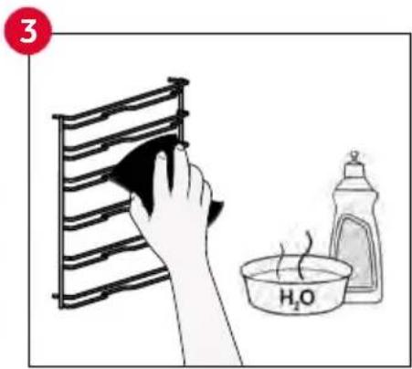 HOOVER HO6 M5C3YTB - CLEANING OF SIDE RACKS: - 3