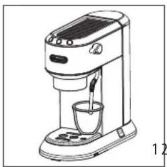 DELONGHI Magnifica S ECAM21.117.B - PREPARAR AGUA CALIENTE - 1