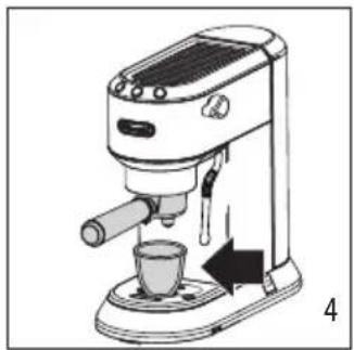 DELONGHI Magnifica S ECAM21.117.B - HOW TO MAKE ESPRESSO COFFEE USING PODS - 4