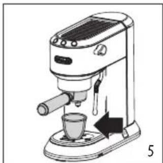 DELONGHI Magnifica S ECAM21.117.B - COMMENT PRÉPARER UN CAFÉ ESPRESSO - 5