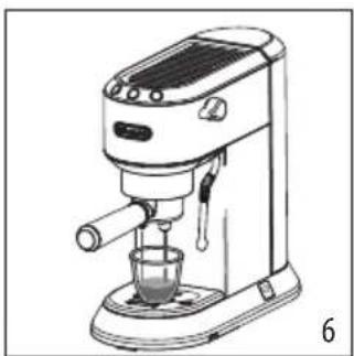 DELONGHI Magnifica S ECAM21.117.B - COMMENT PRÉPARER UN ESPRESSO EN UTILISANT LES DOSETTES - 6