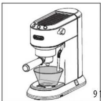 DELONGHI Magnifica S ECAM21.117.B - PREPARING YOUR MACHINE FOR FIRST USE - 5