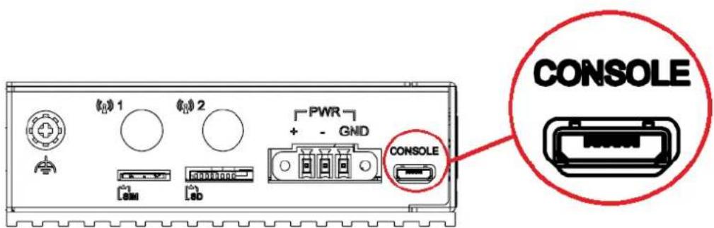 Advantech ECU-150 - Console Port - 2