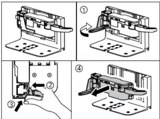 IKEA UTRUSTA 502.387.02 - UTRUSTA diskdziņa bloka noņemšana - 1