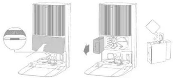 DREAME X50 Ultra - Ajouter la solution de nettoyage - 1