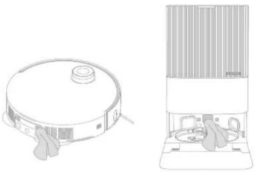 DREAME X50 Ultra - Charging Contacts and Signaling Area - 1