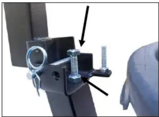 Eibenstock Automix 90 - Réajustement de la grille de protection équipée du support machine - 1