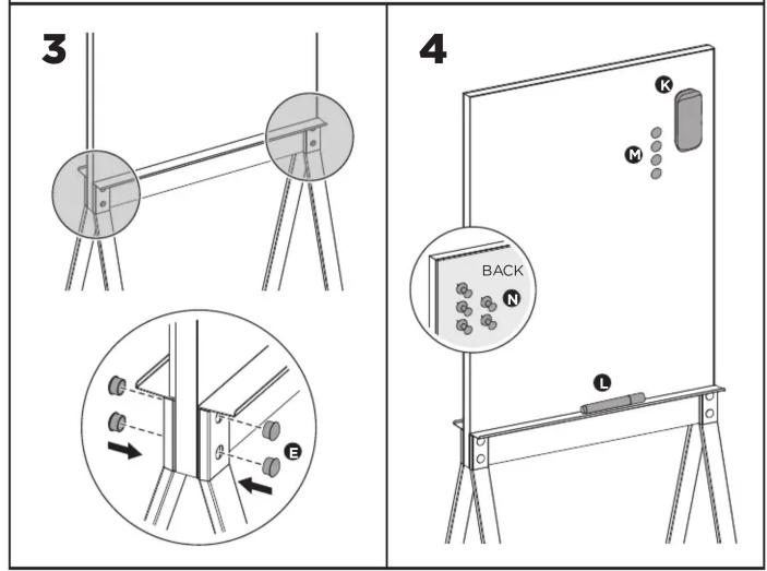 Speaka SP-SMW-001 - EINSEITIGES MAGNETISCHES GLAS-WHITEBOARD - 5