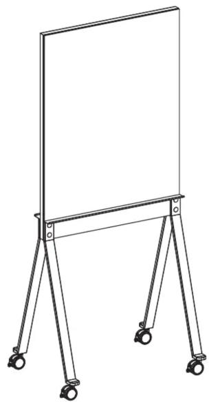 Speaka SP-SMW-001 - EINSEITIGES MAGNETISCHES GLAS-WHITEBOARD - 1