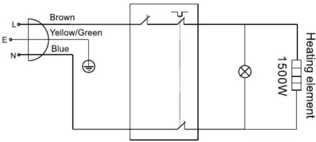 Klarstein Enduraheat Max 30 - WIRING DIAGRAM - 1