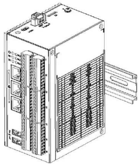 Advantech ECU-1370 - DIN-Rail Installation - 3