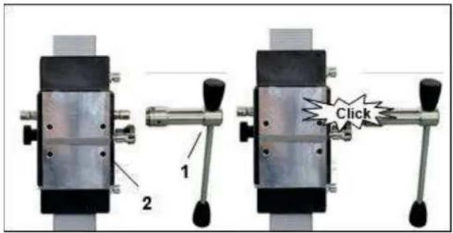 Eibenstock DBE 250 R - Colocación del torniquete - 1