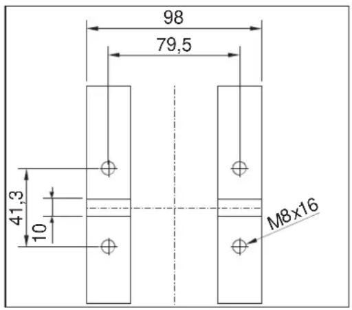 Eibenstock DBE 250 R - Montagem na coluna de perfuração - 1