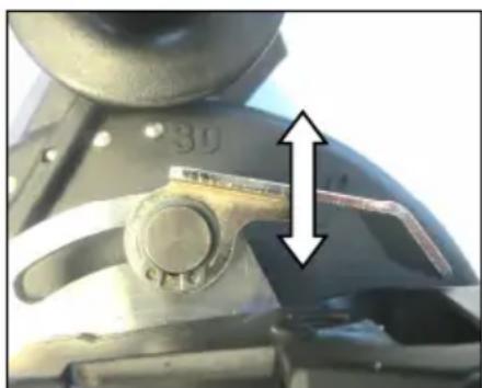 Eibenstock EMF 125.2 - Pre-selection of the Cutting Depth - 1